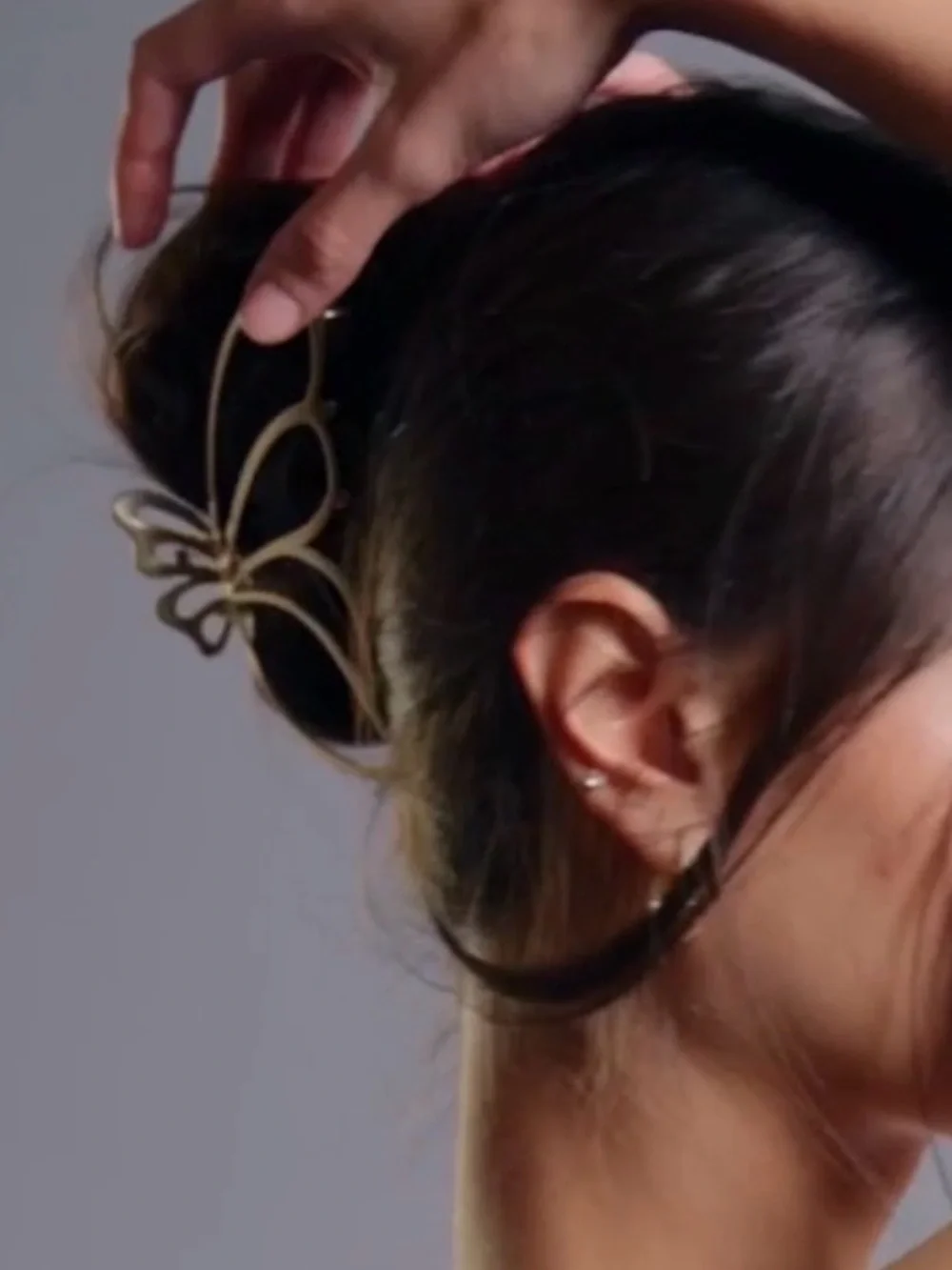 Target Gold Butterfly Hair Clip